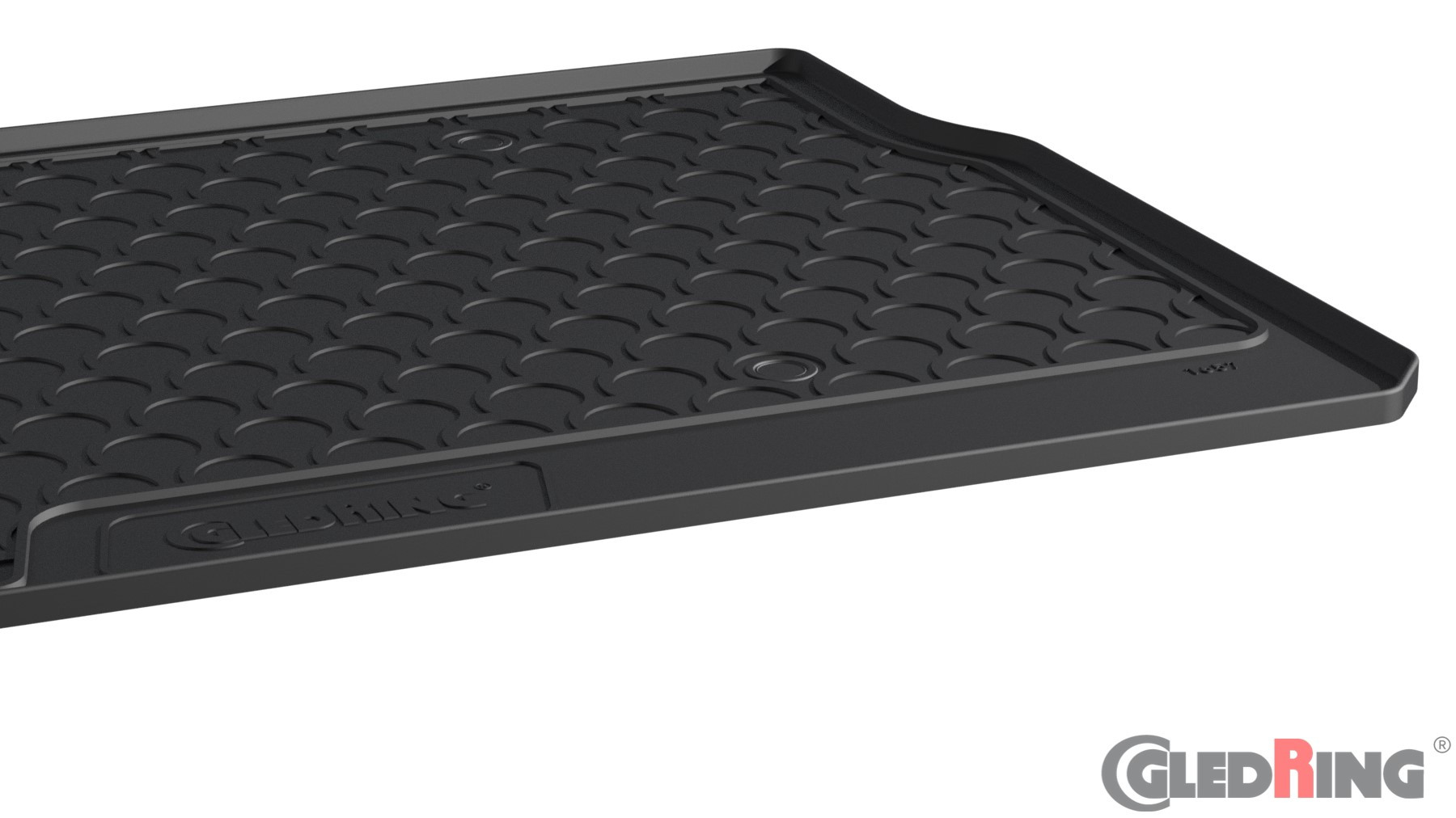 Original Gledring Premium Gummi Kofferraummatte - PEUGEOT 208 2012-11.2019